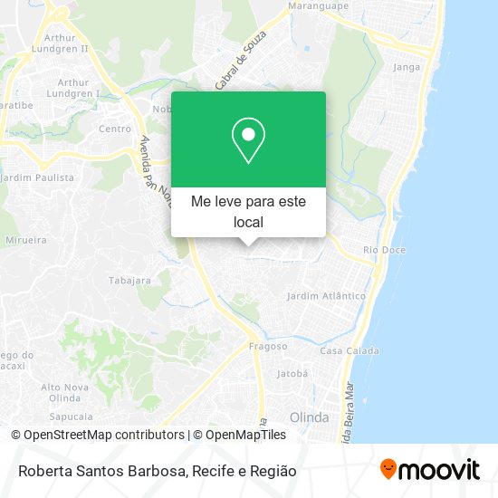 Roberta Santos Barbosa mapa