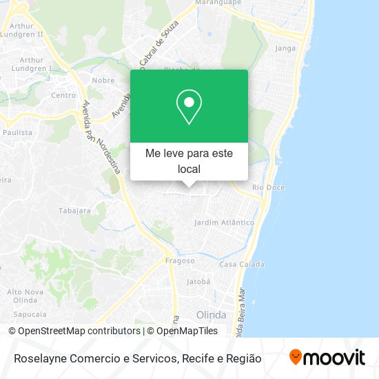 Roselayne Comercio e Servicos mapa