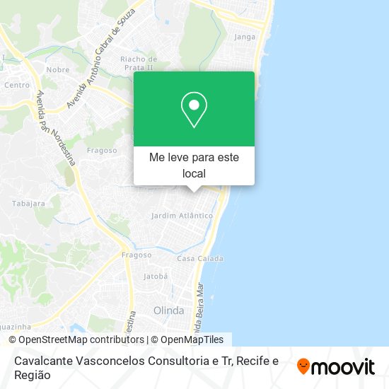 Cavalcante Vasconcelos Consultoria e Tr mapa