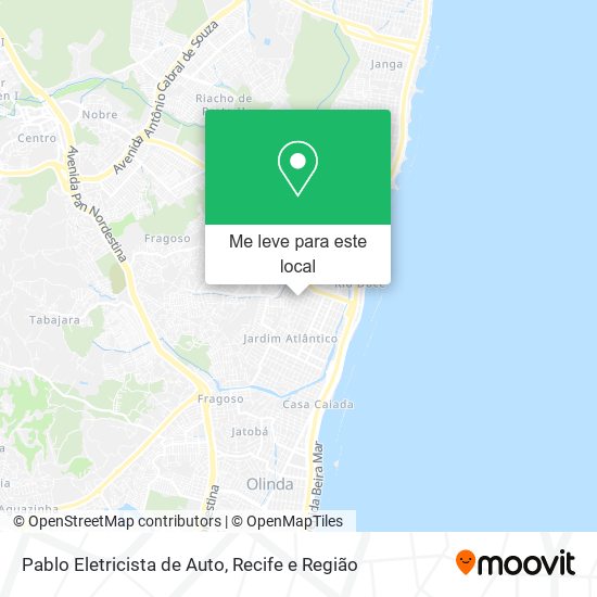 Pablo Eletricista de Auto mapa