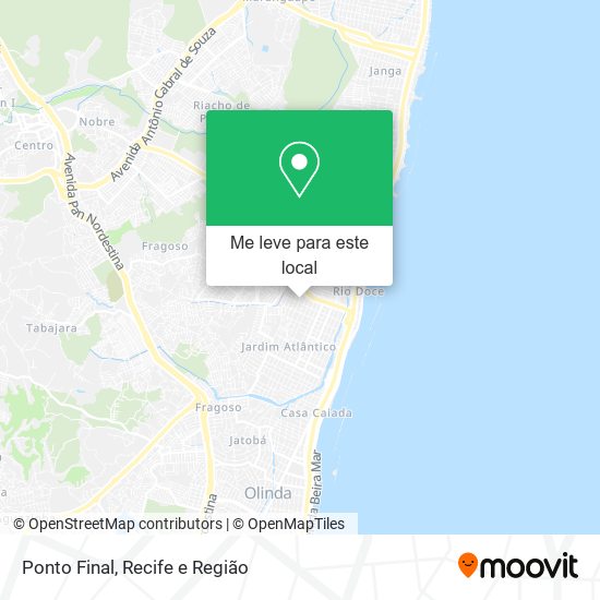 Ponto Final mapa