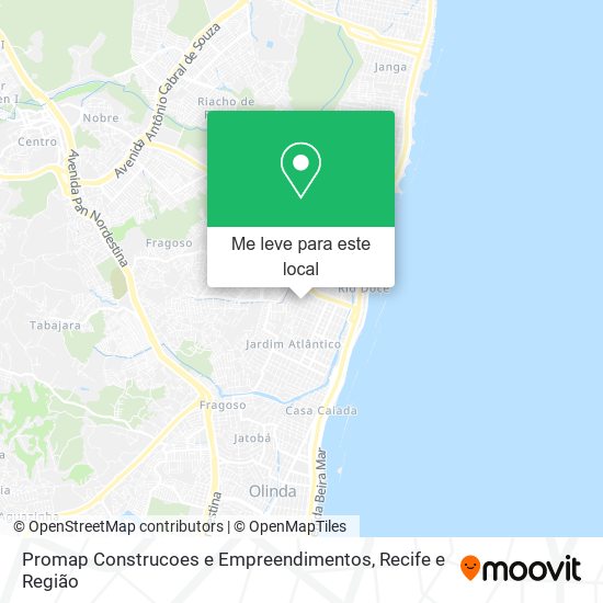 Promap Construcoes e Empreendimentos mapa