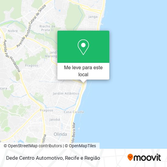 Dede Centro Automotivo mapa