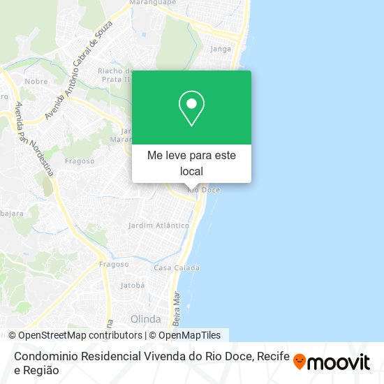 Condominio Residencial Vivenda do Rio Doce mapa