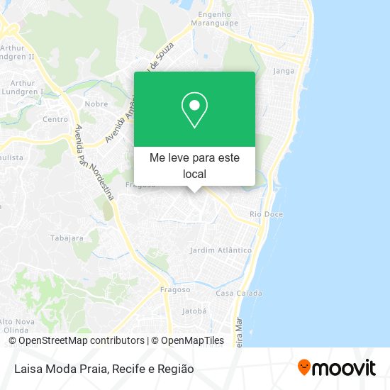 Laisa Moda Praia mapa