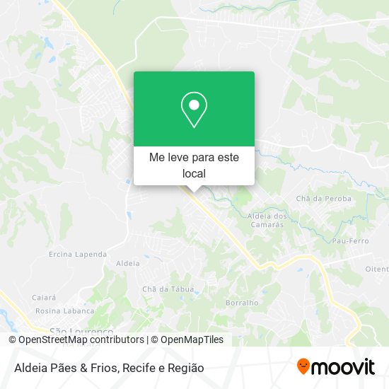 Aldeia Pães & Frios mapa