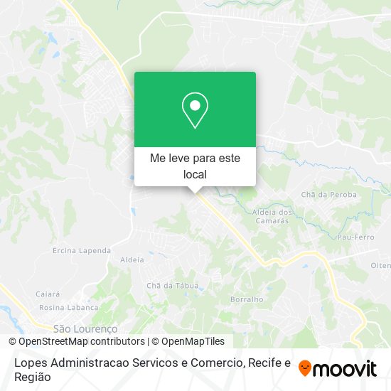 Lopes Administracao Servicos e Comercio mapa