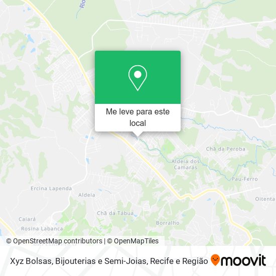 Xyz Bolsas, Bijouterias e Semi-Joias mapa