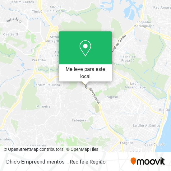 Dhic's Empreendimentos - mapa