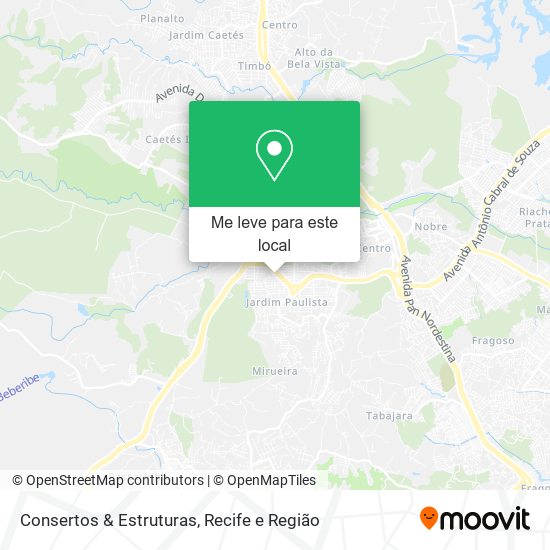 Consertos & Estruturas mapa