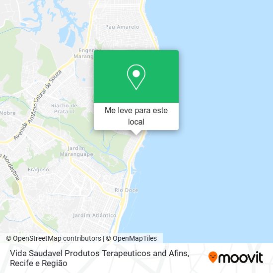 Vida Saudavel Produtos Terapeuticos and Afins mapa