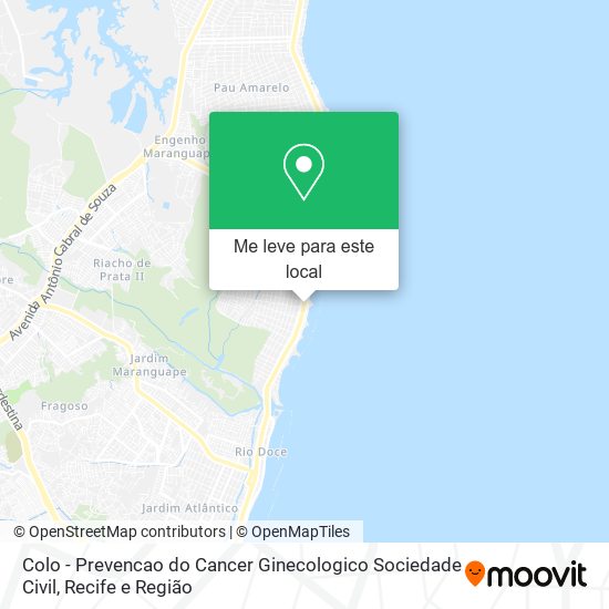 Colo - Prevencao do Cancer Ginecologico Sociedade Civil mapa