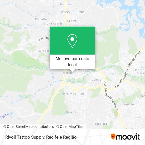 Rivoli Tattoo Supply mapa