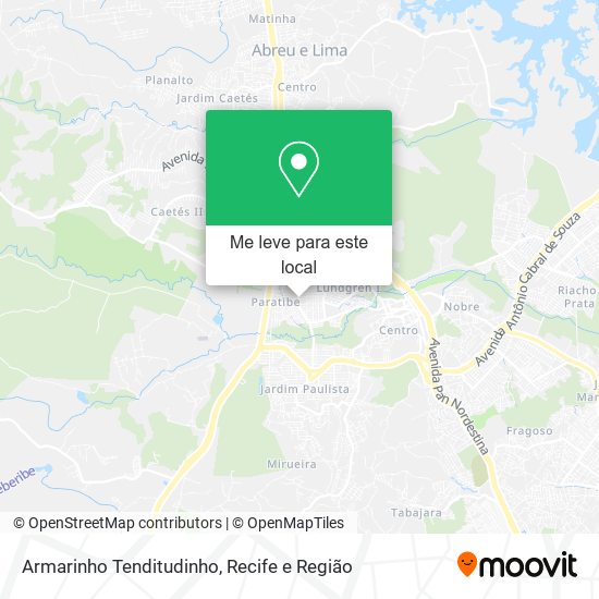 Armarinho Tenditudinho mapa