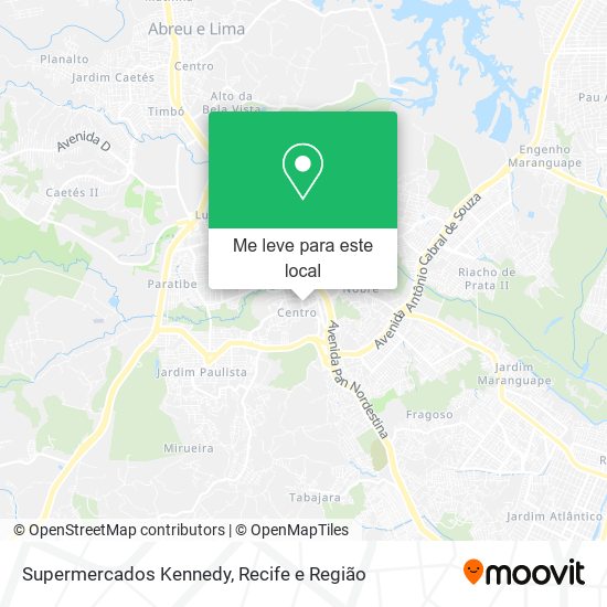 Supermercados Kennedy mapa