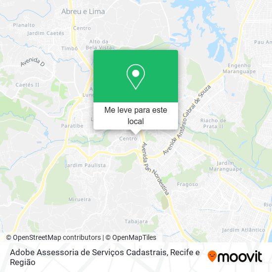 Adobe Assessoria de Serviços Cadastrais mapa