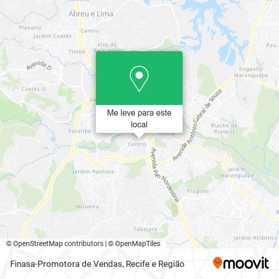 Finasa-Promotora de Vendas mapa