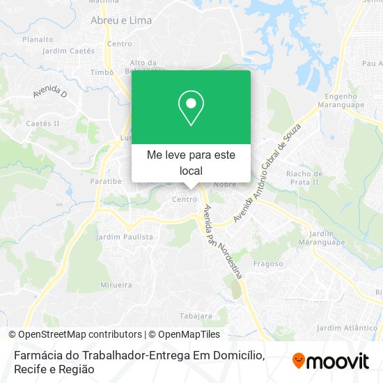 Farmácia do Trabalhador-Entrega Em Domicílio mapa