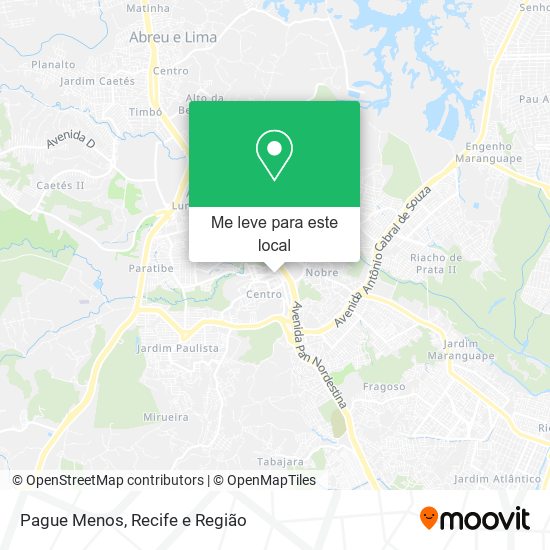 Pague Menos mapa