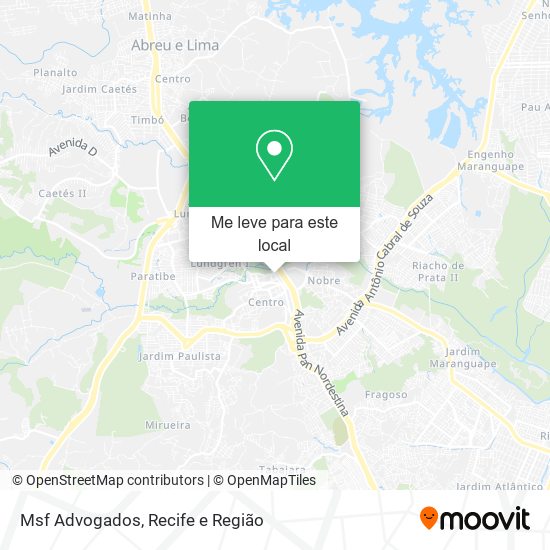 Msf Advogados mapa