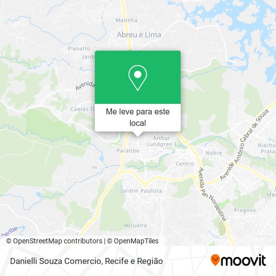 Danielli Souza Comercio mapa