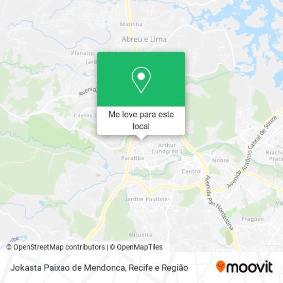 Jokasta Paixao de Mendonca mapa