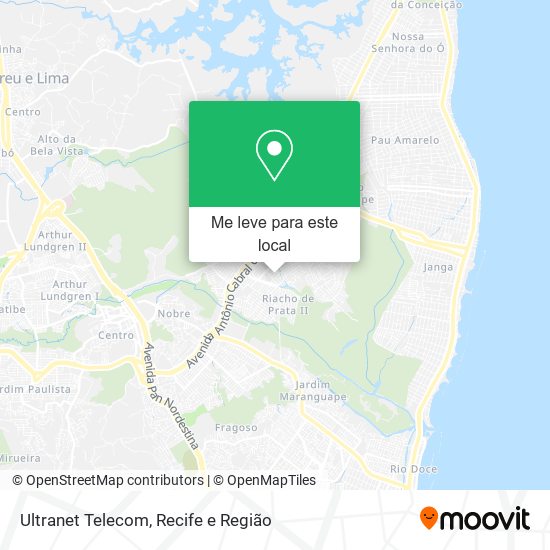 Ultranet Telecom mapa