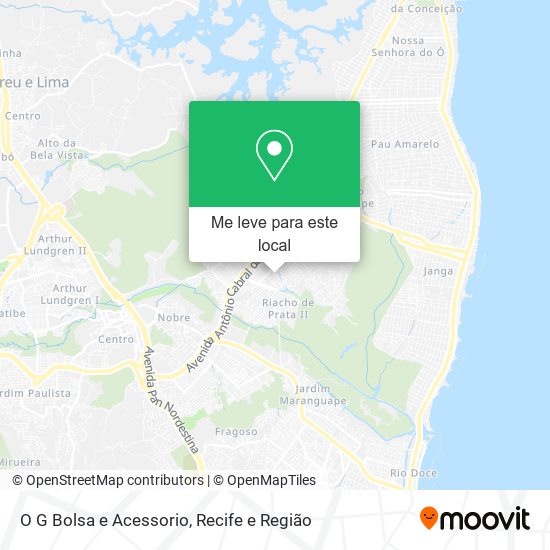 O G Bolsa e Acessorio mapa