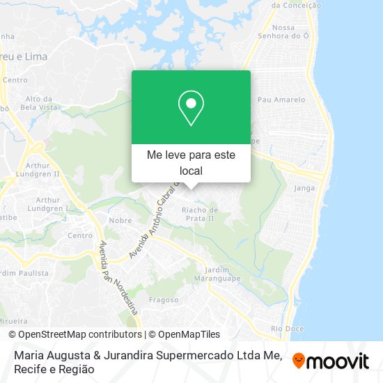 Maria Augusta & Jurandira Supermercado Ltda Me mapa