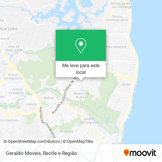 Geraldo Moveis mapa