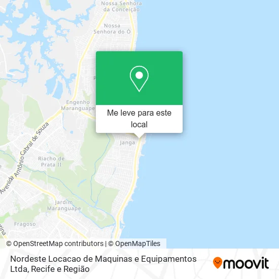 Nordeste Locacao de Maquinas e Equipamentos Ltda mapa