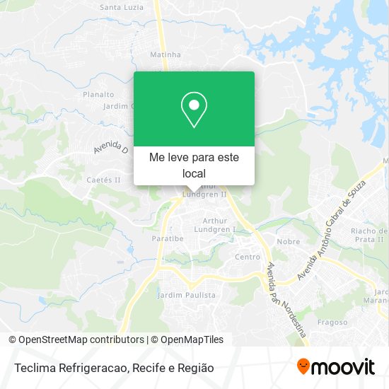 Teclima Refrigeracao mapa