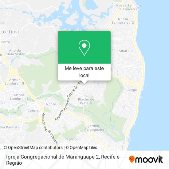 Igreja Congregacional de Maranguape 2 mapa