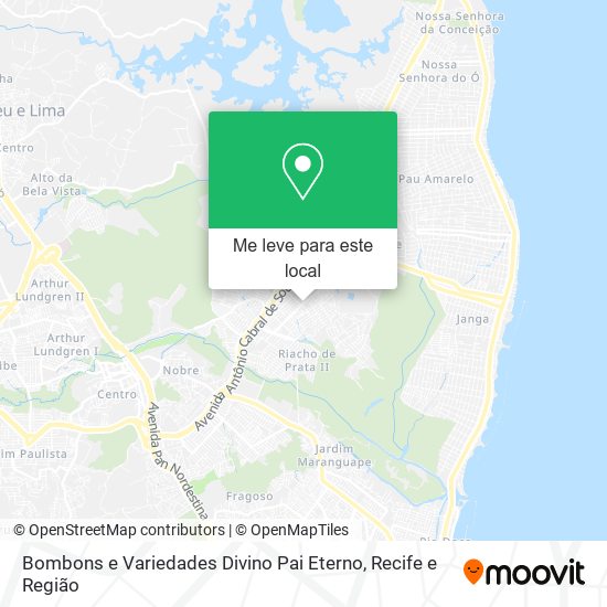 Bombons e Variedades Divino Pai Eterno mapa