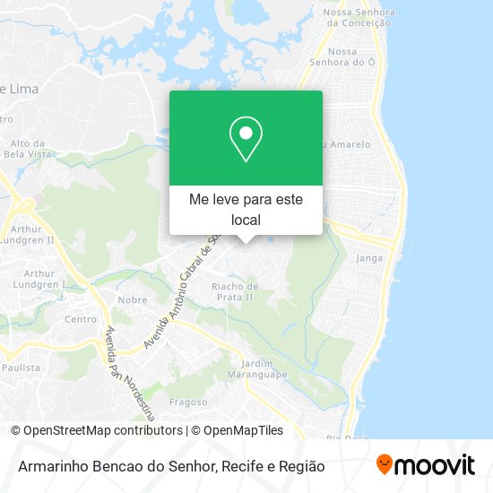 Armarinho Bencao do Senhor mapa