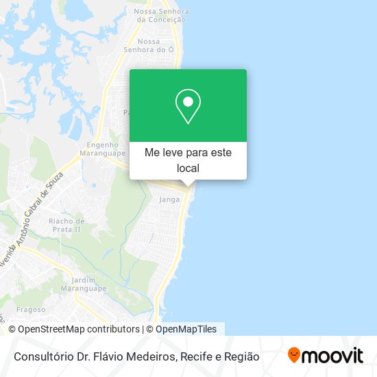 Consultório Dr. Flávio Medeiros mapa