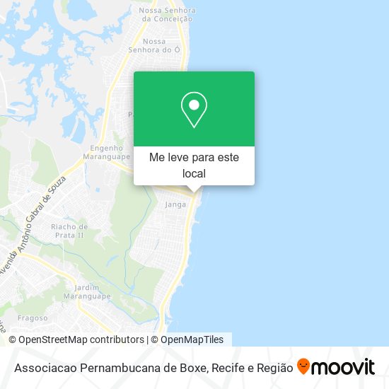 Associacao Pernambucana de Boxe mapa