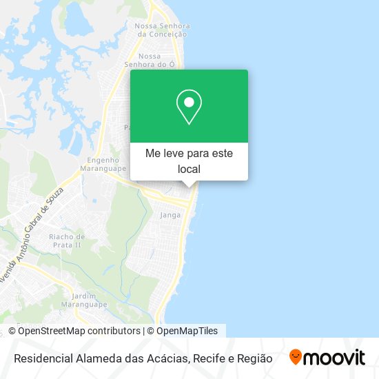 Residencial Alameda das Acácias mapa