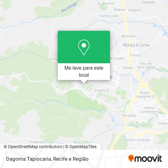 Dagoma Tapiocaria mapa