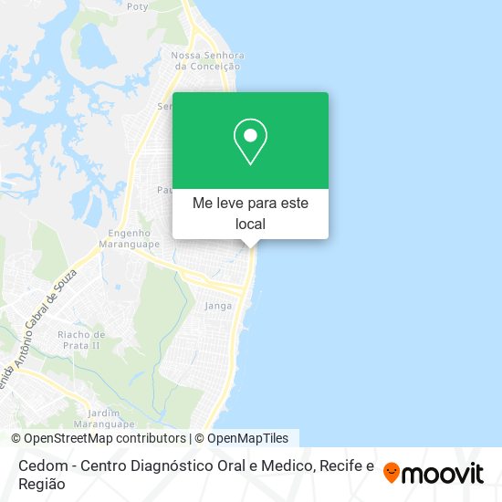 Cedom - Centro Diagnóstico Oral e Medico mapa