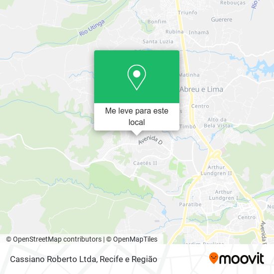 Cassiano Roberto Ltda mapa