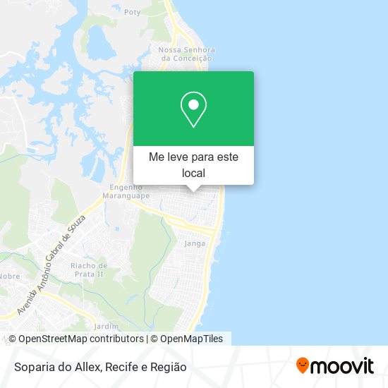 Soparia do Allex mapa