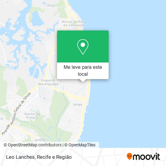 Leo Lanches mapa