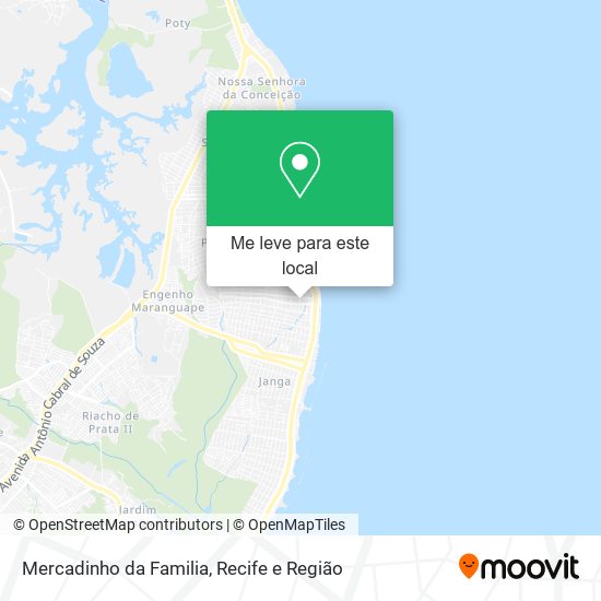 Mercadinho da Familia mapa