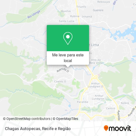 Chagas Autopecas mapa