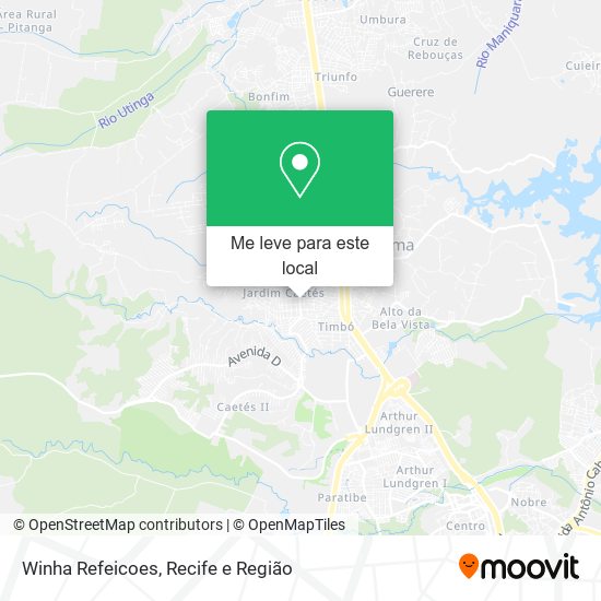 Winha Refeicoes mapa