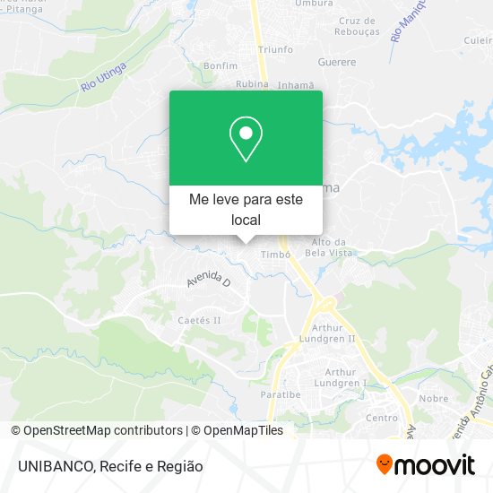 UNIBANCO mapa