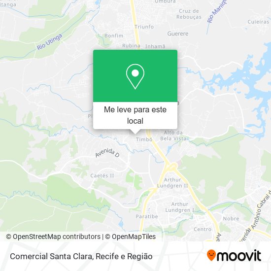 Comercial Santa Clara mapa