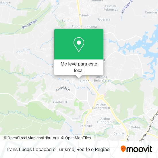Trans Lucas Locacao e Turismo mapa