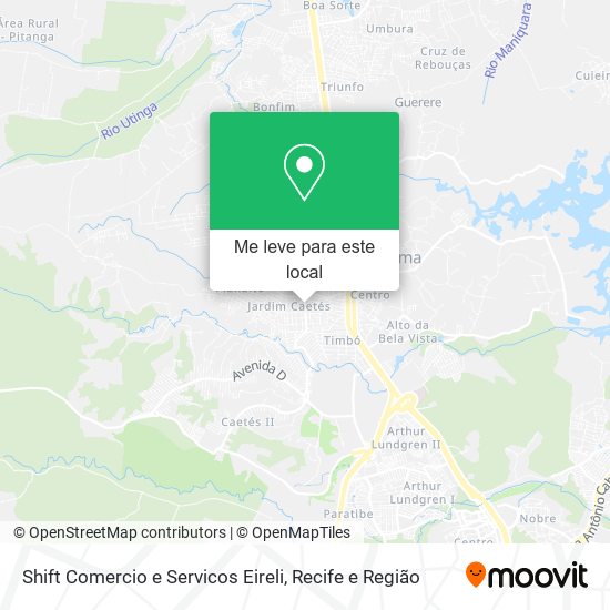 Shift Comercio e Servicos Eireli mapa